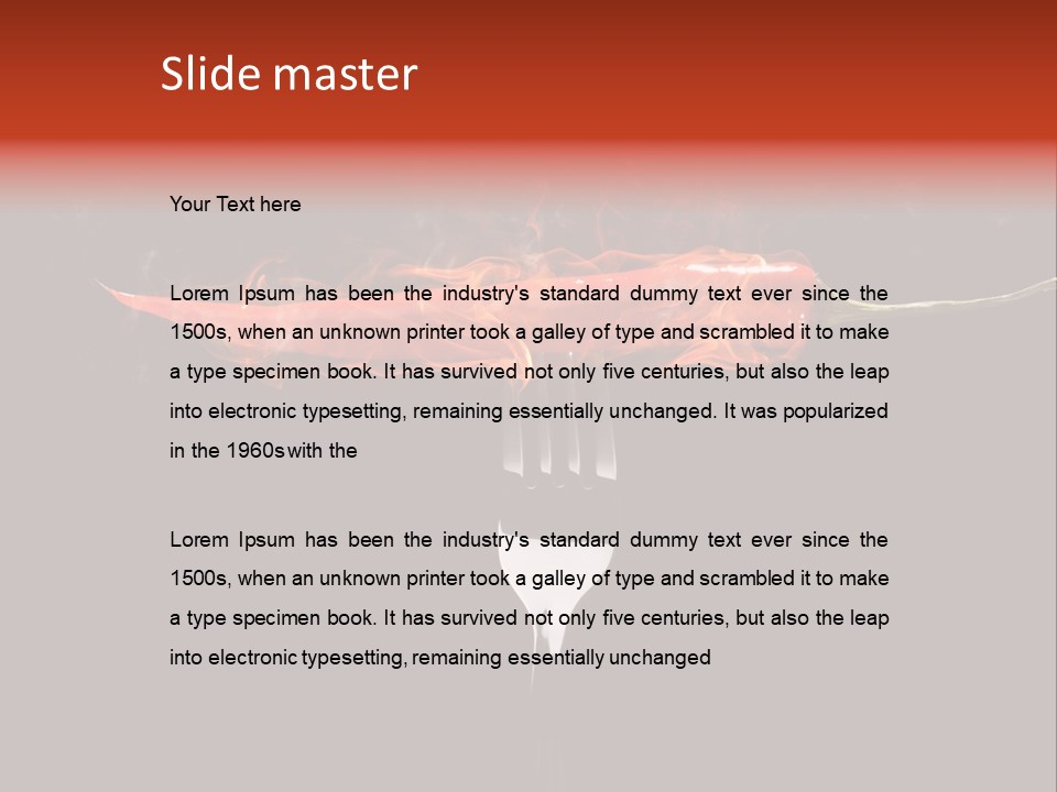 Ingredient Single Spice PowerPoint Template