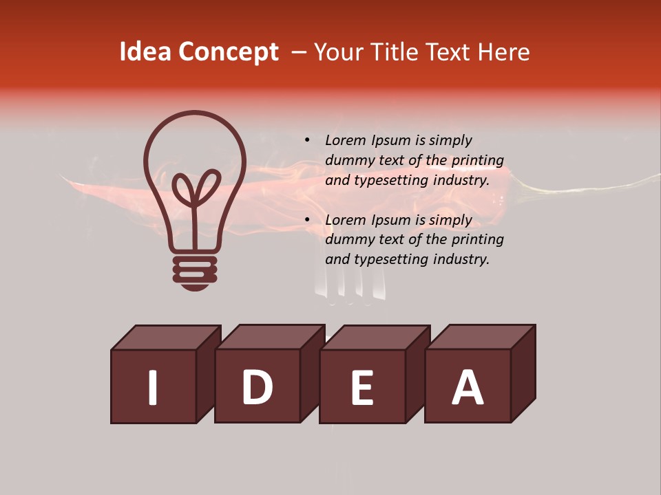 Ingredient Single Spice PowerPoint Template