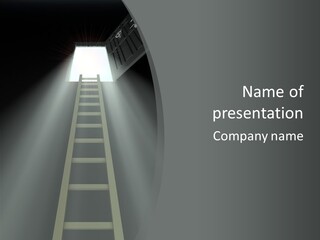 Entrance End Future PowerPoint Template