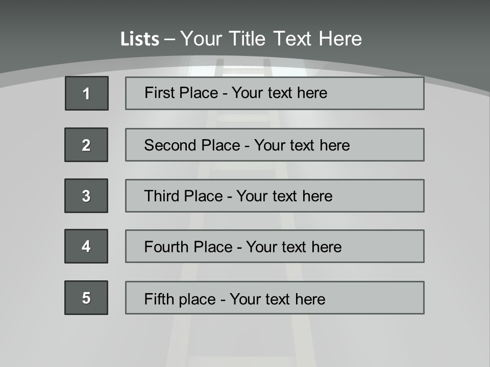 Entrance End Future PowerPoint Template