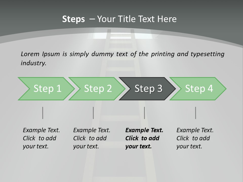 Entrance End Future PowerPoint Template