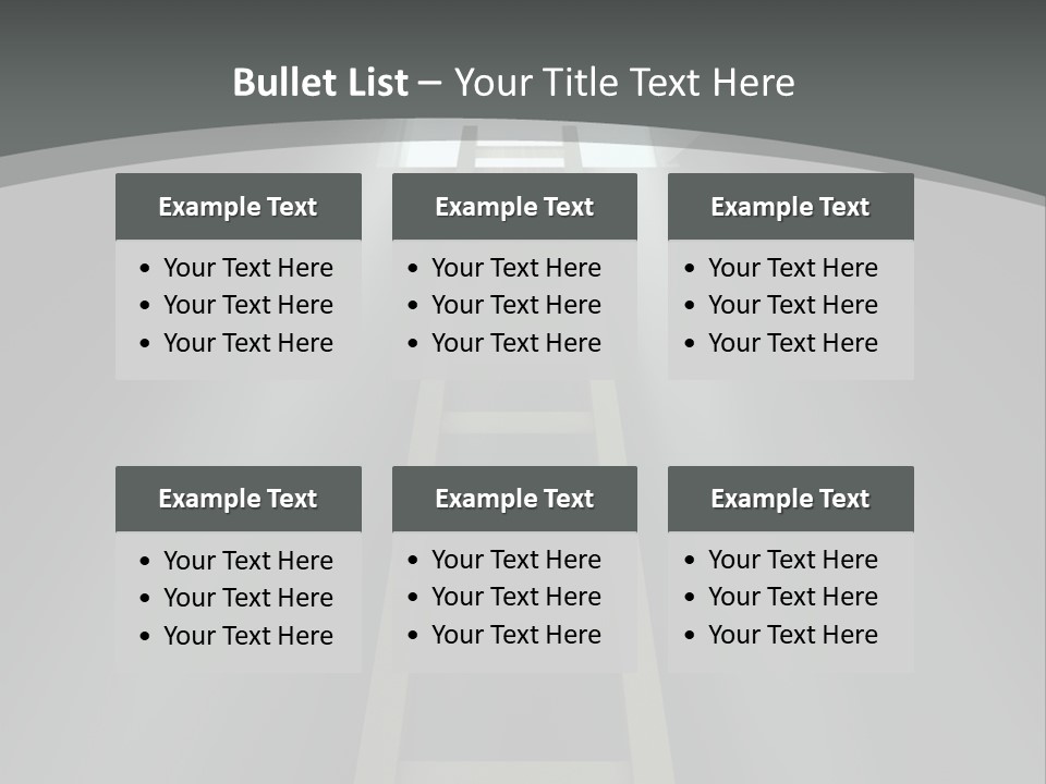Entrance End Future PowerPoint Template