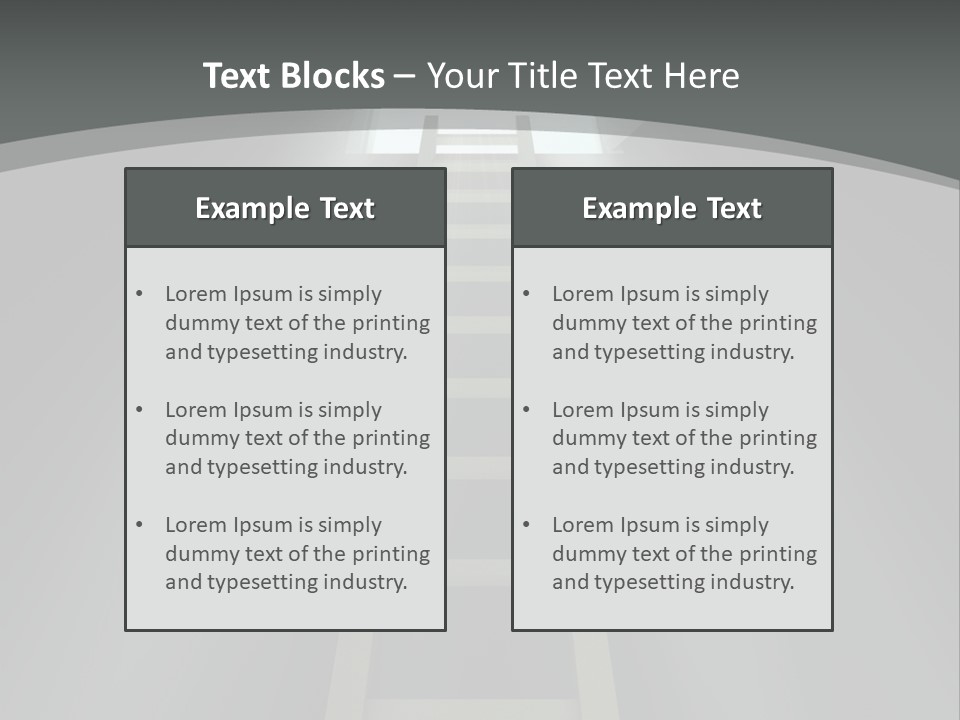 Entrance End Future PowerPoint Template