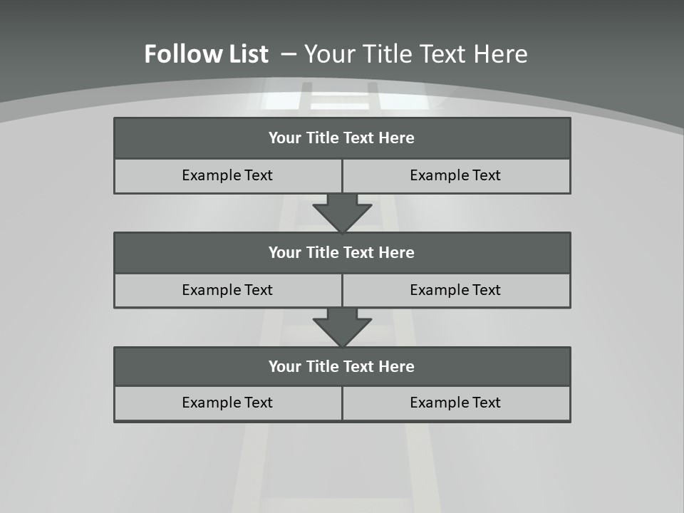 Entrance End Future PowerPoint Template