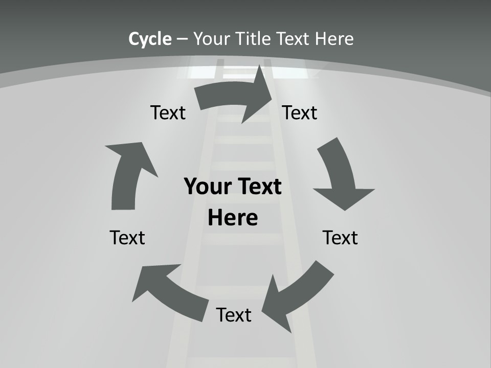 Entrance End Future PowerPoint Template