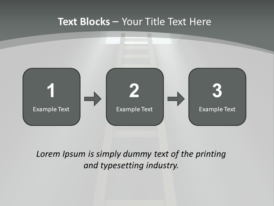 Entrance End Future PowerPoint Template