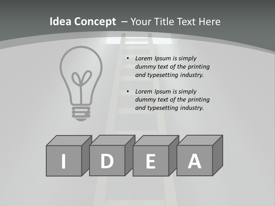 Entrance End Future PowerPoint Template