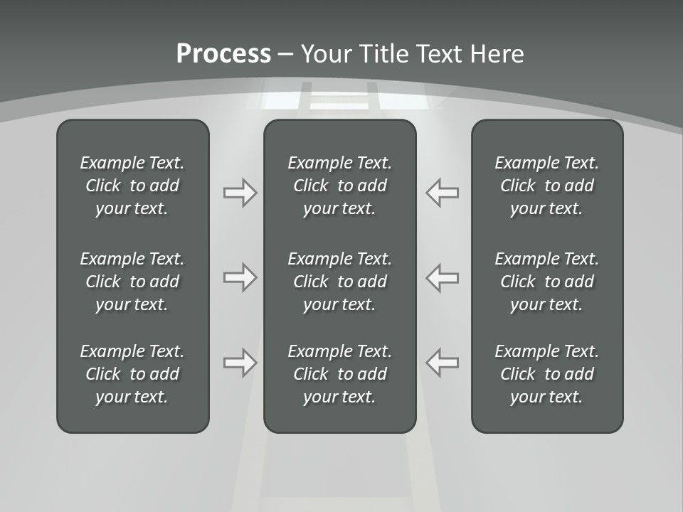 Entrance End Future PowerPoint Template