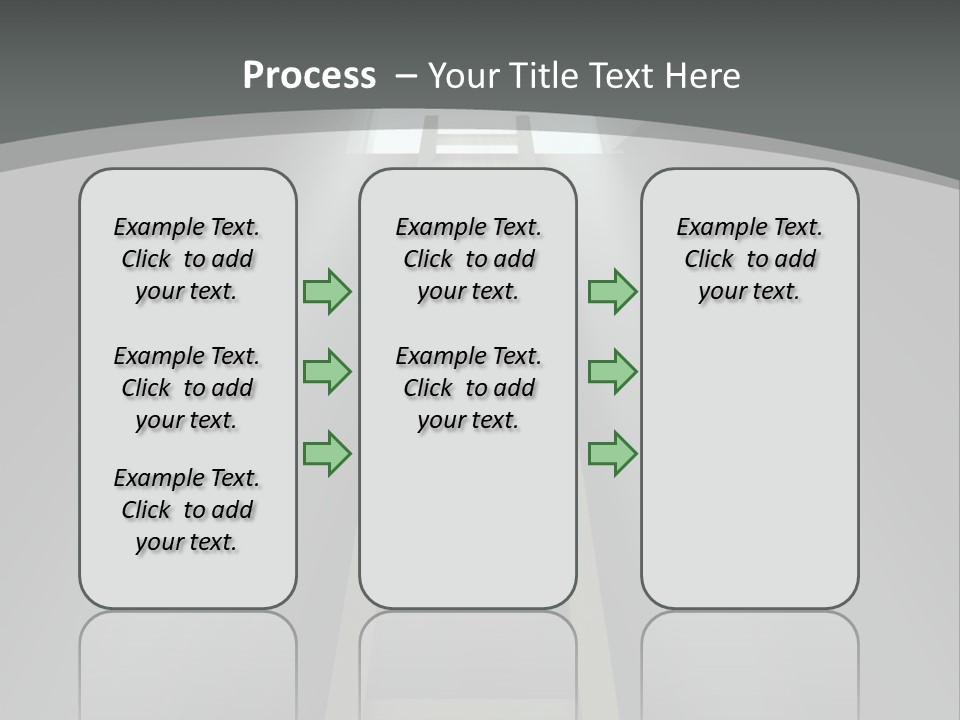 Entrance End Future PowerPoint Template