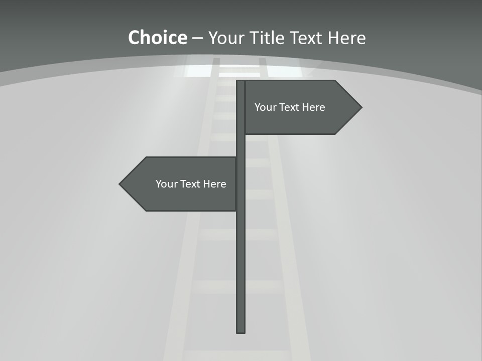 Entrance End Future PowerPoint Template