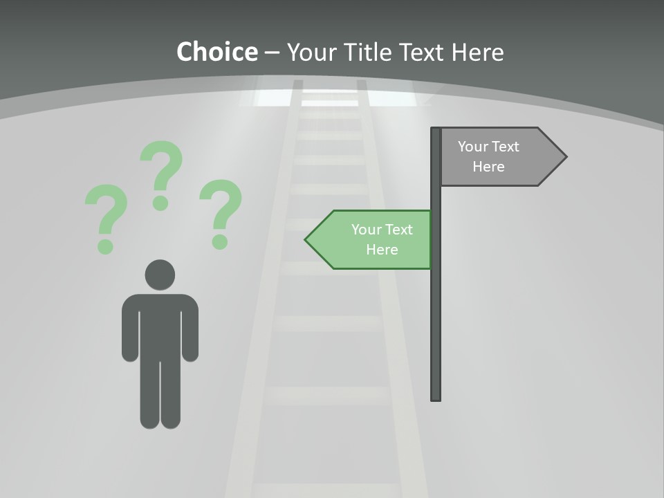 Entrance End Future PowerPoint Template