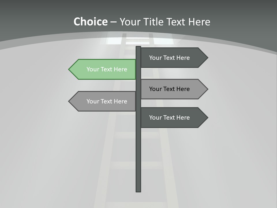 Entrance End Future PowerPoint Template