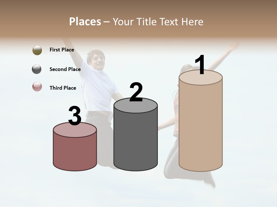 Caucasian Boyfriend Cute PowerPoint Template