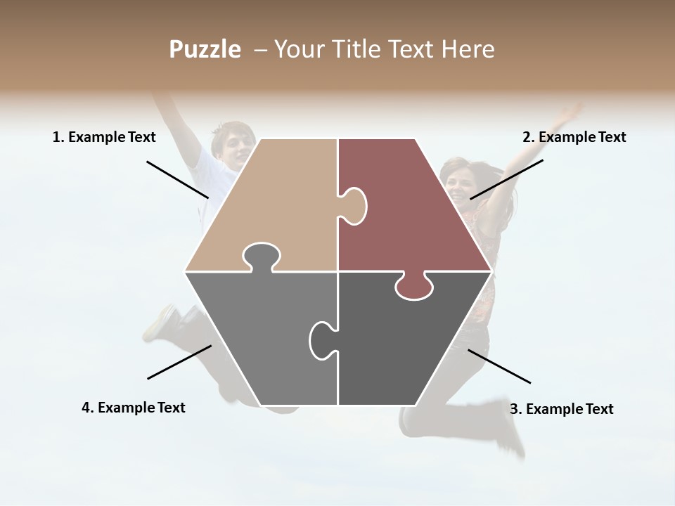 Caucasian Boyfriend Cute PowerPoint Template