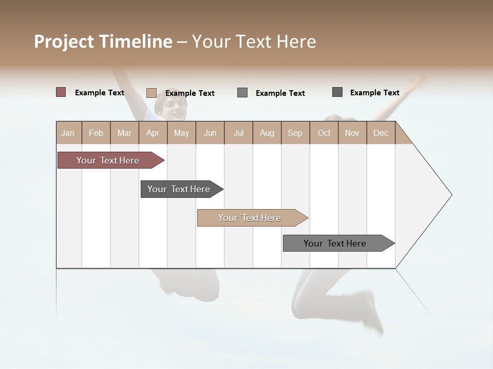 Caucasian Boyfriend Cute PowerPoint Template