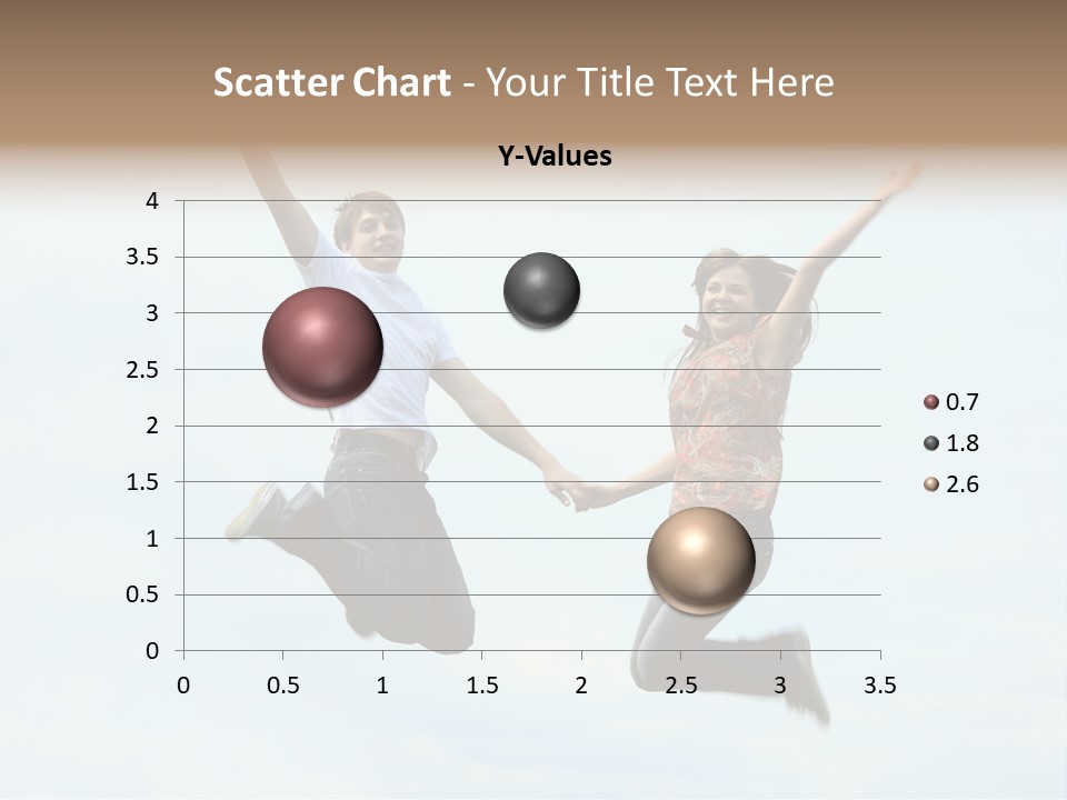 Caucasian Boyfriend Cute PowerPoint Template