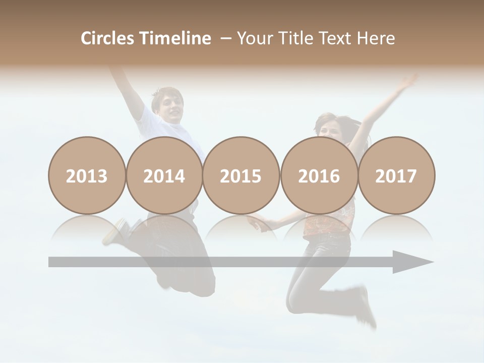 Caucasian Boyfriend Cute PowerPoint Template