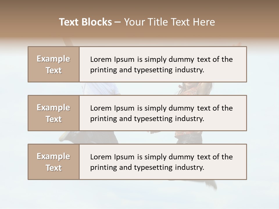 Caucasian Boyfriend Cute PowerPoint Template