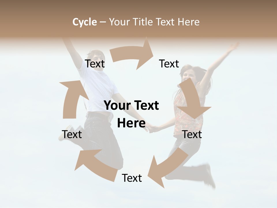 Caucasian Boyfriend Cute PowerPoint Template