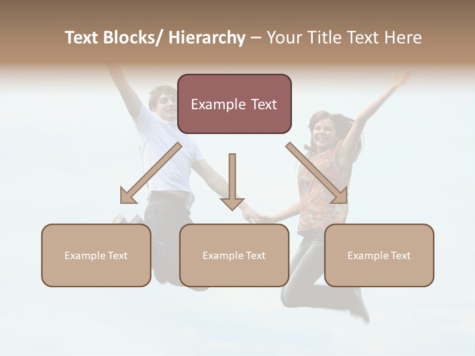 Caucasian Boyfriend Cute PowerPoint Template