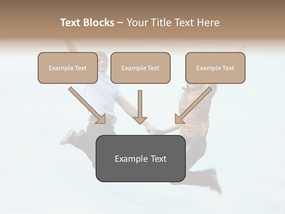Caucasian Boyfriend Cute PowerPoint Template