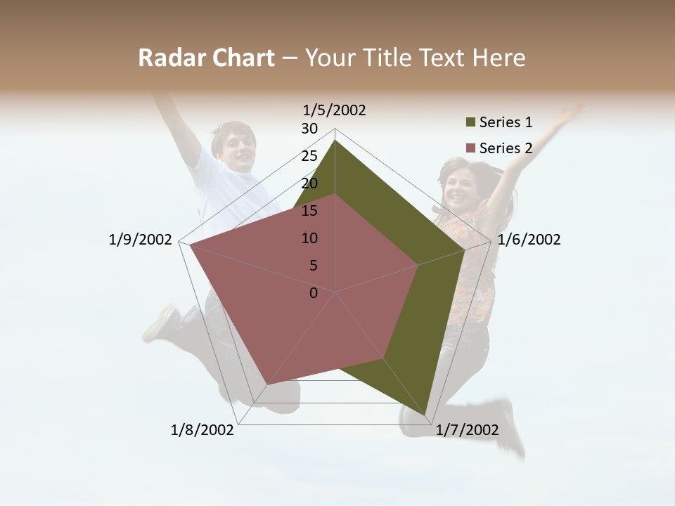 Caucasian Boyfriend Cute PowerPoint Template
