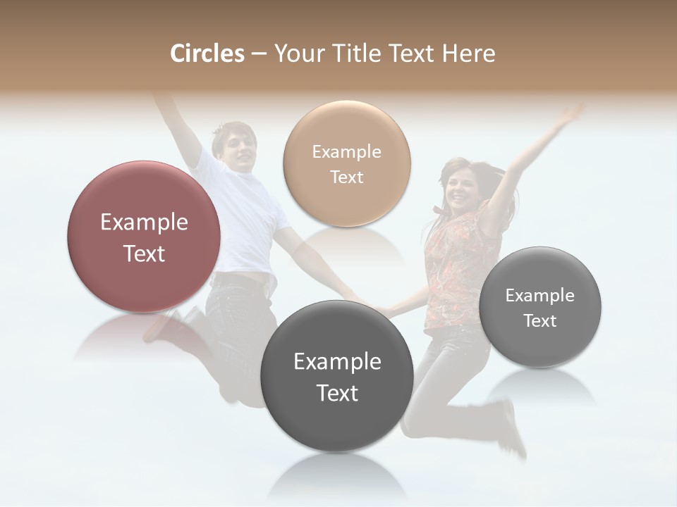 Caucasian Boyfriend Cute PowerPoint Template