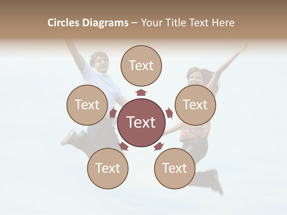 Caucasian Boyfriend Cute PowerPoint Template