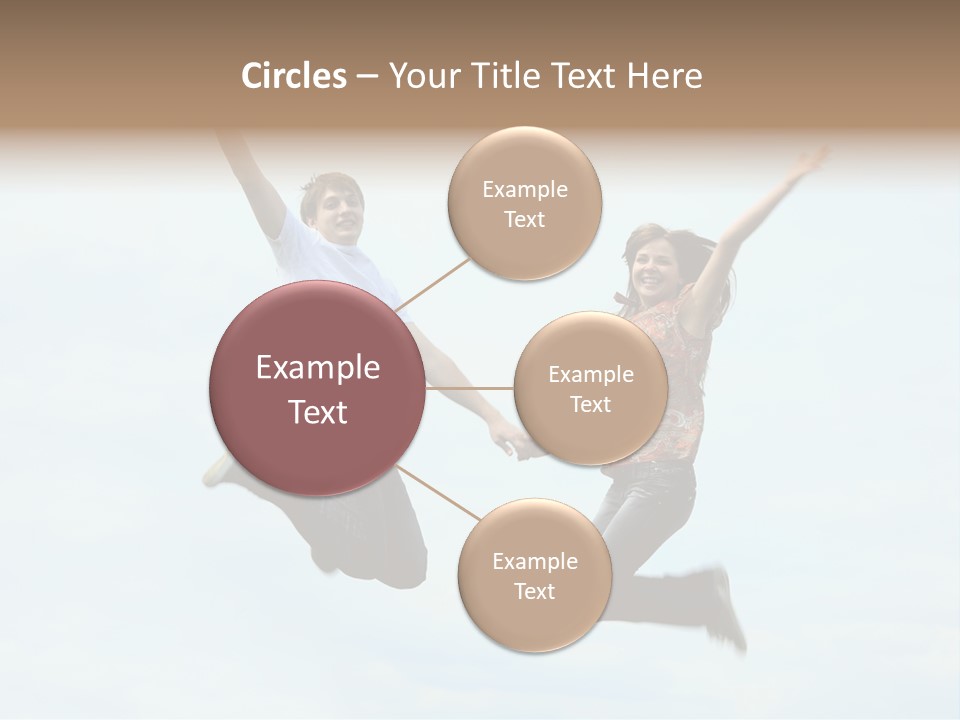 Caucasian Boyfriend Cute PowerPoint Template