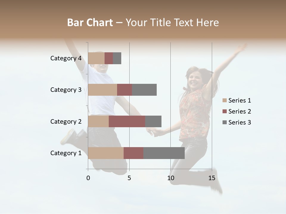 Caucasian Boyfriend Cute PowerPoint Template