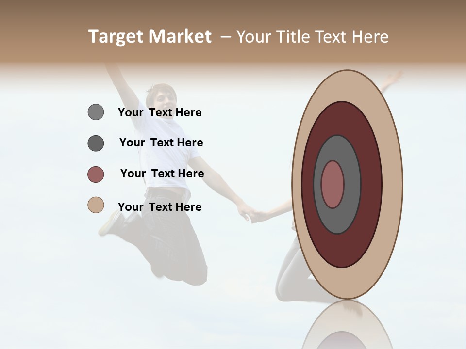 Caucasian Boyfriend Cute PowerPoint Template