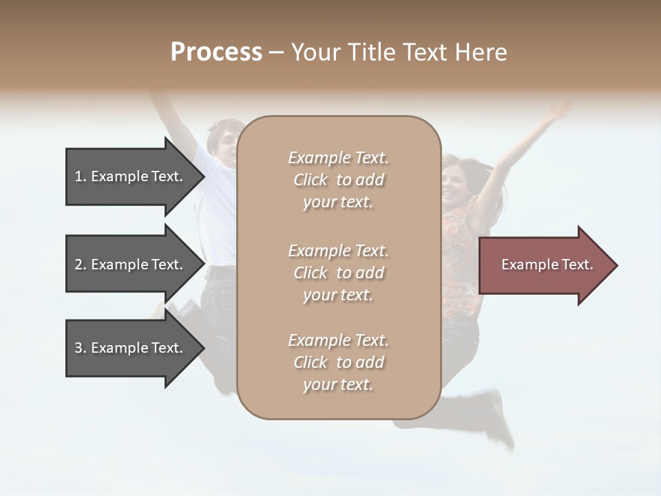 Caucasian Boyfriend Cute PowerPoint Template