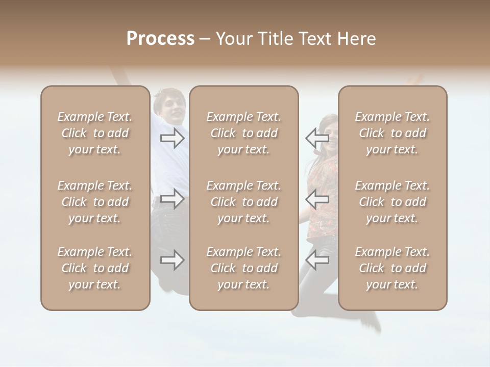 Caucasian Boyfriend Cute PowerPoint Template