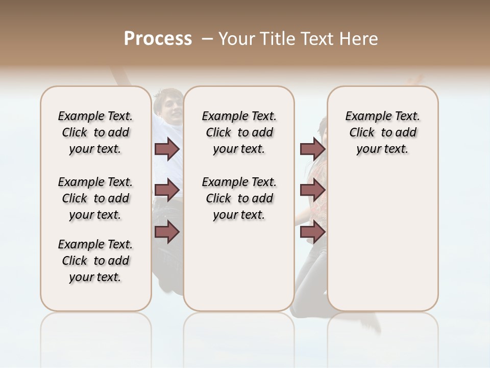 Caucasian Boyfriend Cute PowerPoint Template
