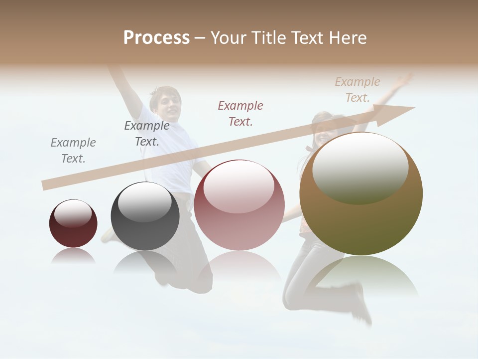 Caucasian Boyfriend Cute PowerPoint Template