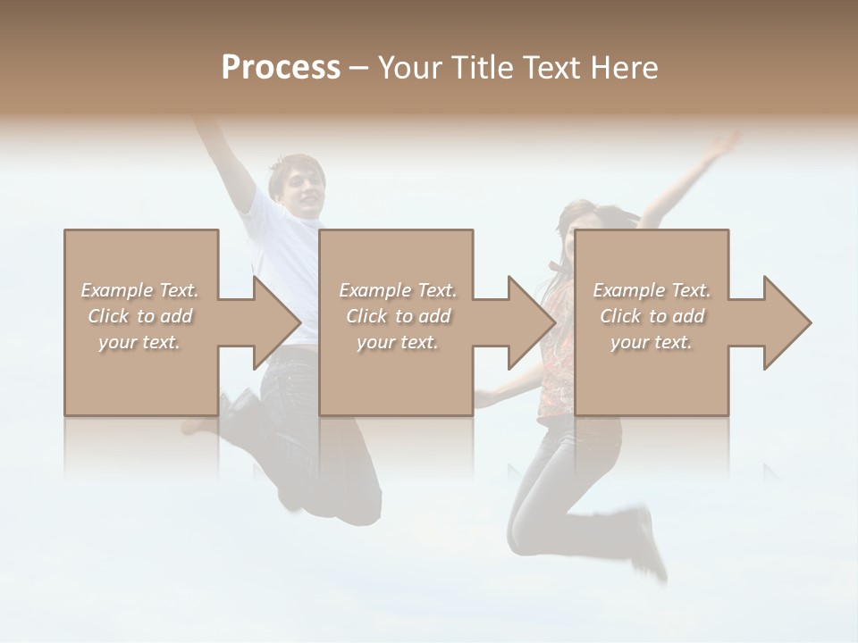 Caucasian Boyfriend Cute PowerPoint Template