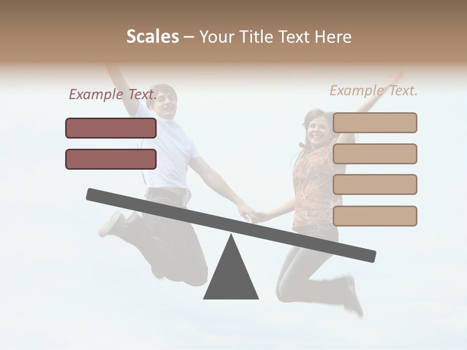 Caucasian Boyfriend Cute PowerPoint Template