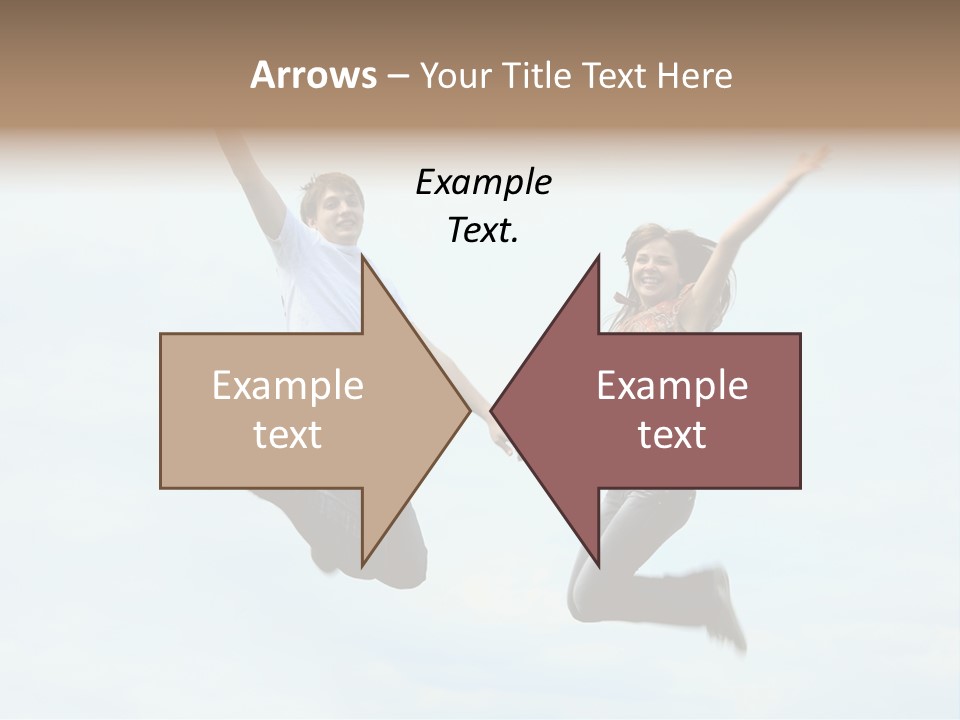 Caucasian Boyfriend Cute PowerPoint Template