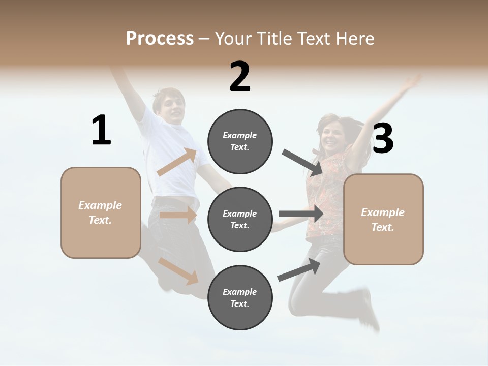 Caucasian Boyfriend Cute PowerPoint Template