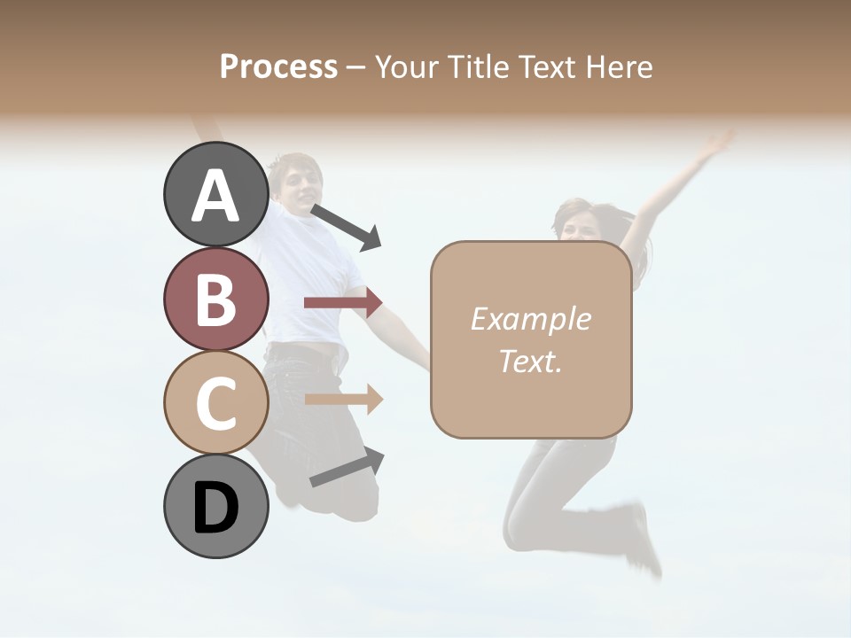 Caucasian Boyfriend Cute PowerPoint Template