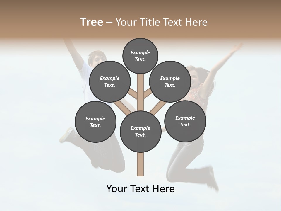 Caucasian Boyfriend Cute PowerPoint Template