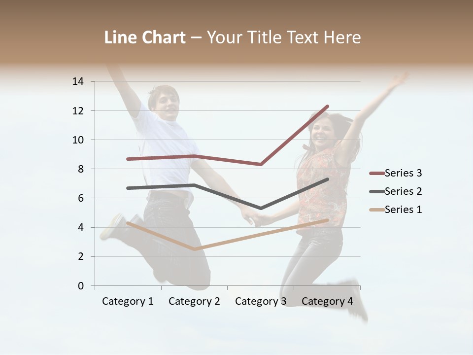 Caucasian Boyfriend Cute PowerPoint Template