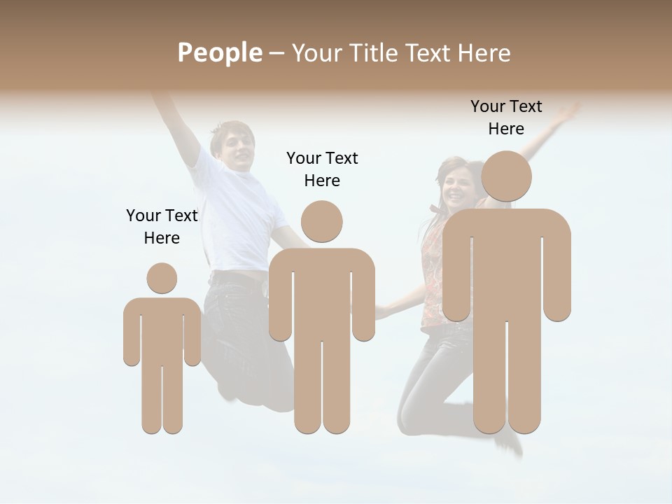 Caucasian Boyfriend Cute PowerPoint Template