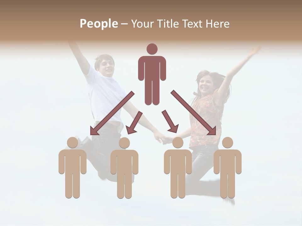 Caucasian Boyfriend Cute PowerPoint Template