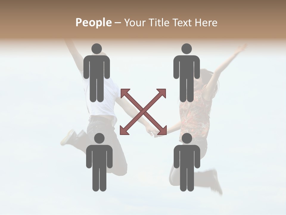 Caucasian Boyfriend Cute PowerPoint Template