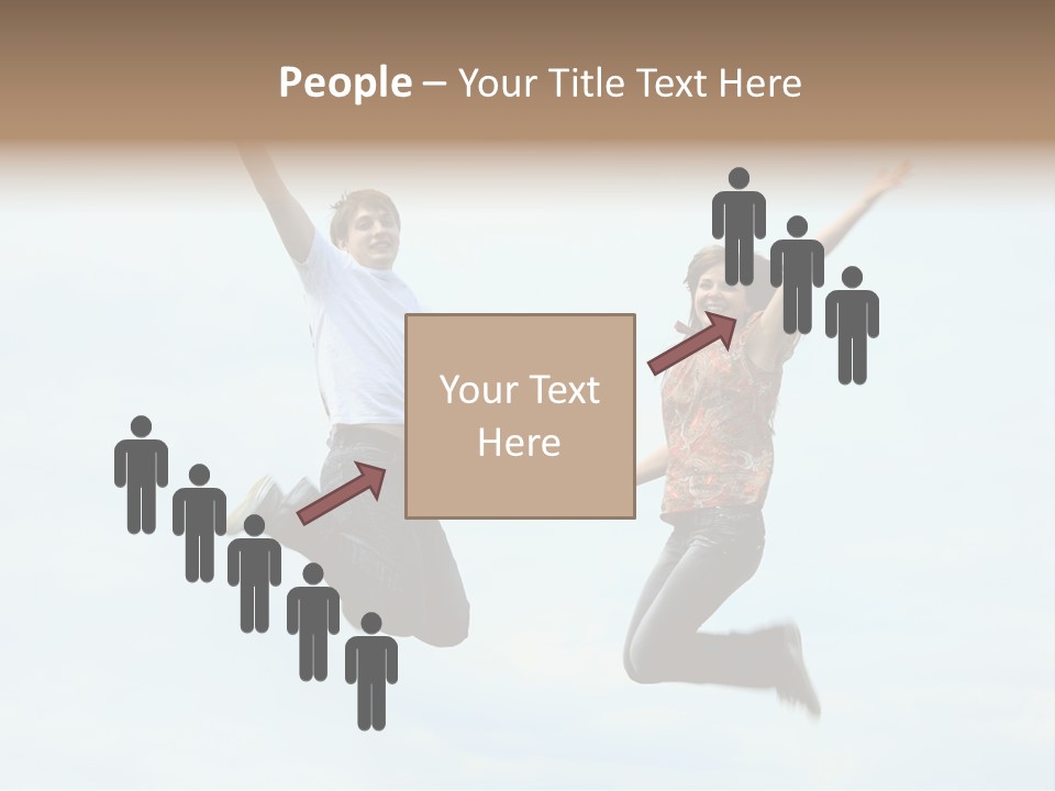 Caucasian Boyfriend Cute PowerPoint Template