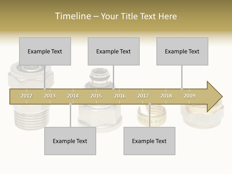 A Group Of Different Types Of Nuts And Fittings PowerPoint Template
