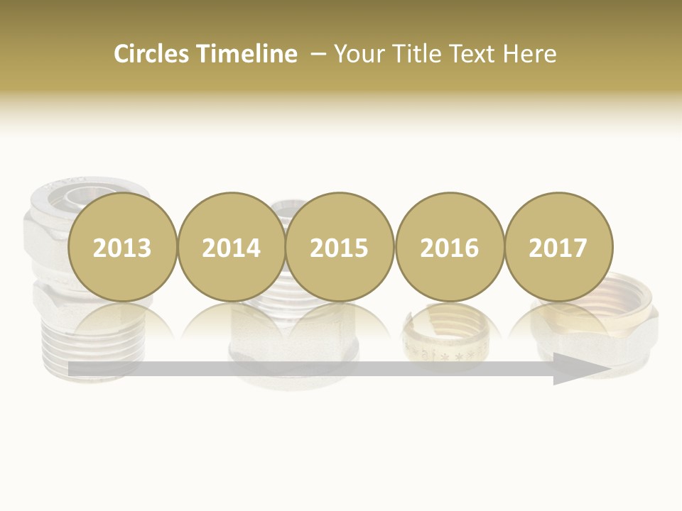A Group Of Different Types Of Nuts And Fittings PowerPoint Template