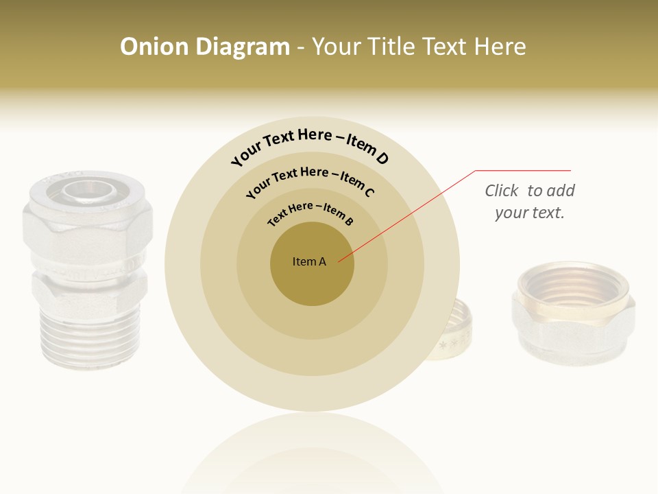 A Group Of Different Types Of Nuts And Fittings PowerPoint Template