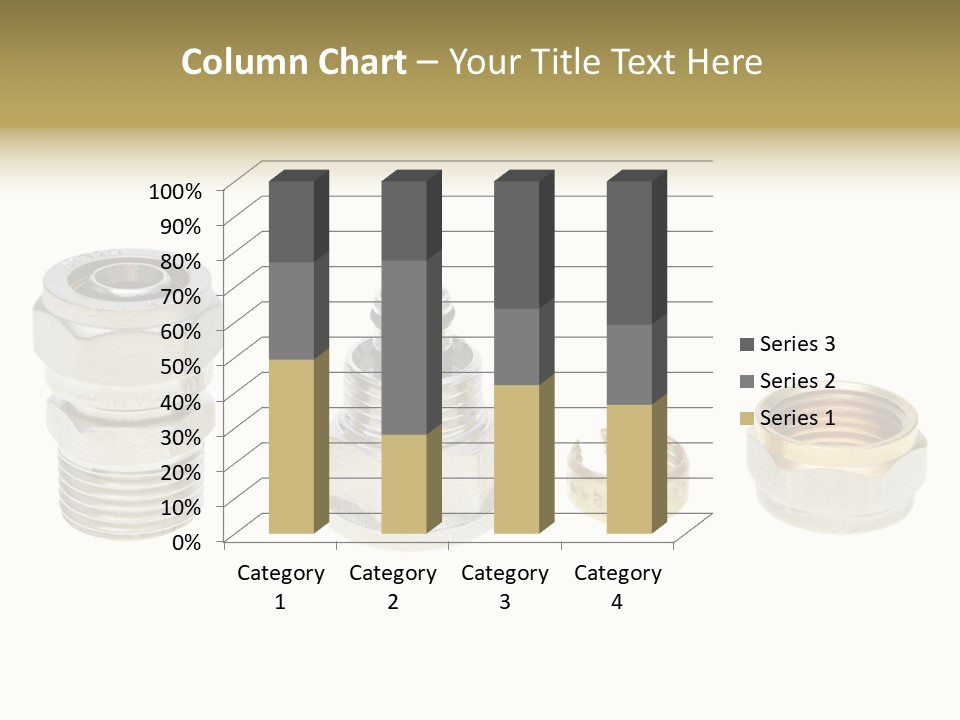A Group Of Different Types Of Nuts And Fittings PowerPoint Template